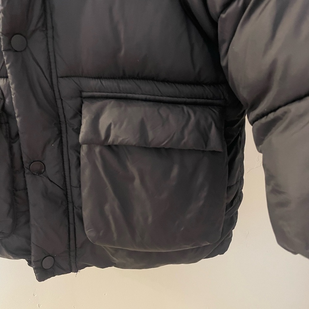 ZARA Kids Black Puffer Jacket - Picture 5 of 9